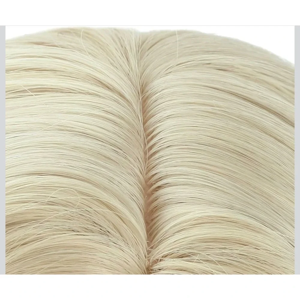 NWT Girls Light Blonde Wavy Wig Kids Princess Cosplay Halloween Costume